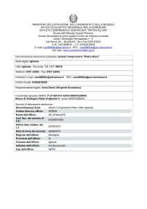 MINISTERO DELL`ISTRUZIONE, DELL`UNIVERSITA` E DELLA