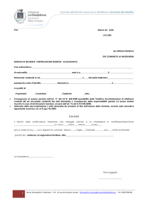 Richiesta di idoneità alloggiativa