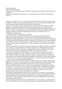 Monaco Piacentino sulle orme di San Benedetto Lorenzo Montenz