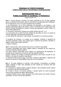 adempimenti rinuncia eredita - Tribunale di Tempio Pausania