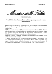Comunicato n° 430 del 19 NOVEMBRE 2001