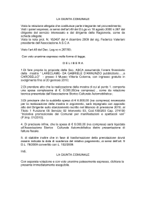 la giunta comunale - Comune di Pescara