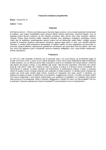 Traduzione database progettovidio