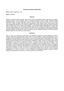 Traduzione database progettovidio