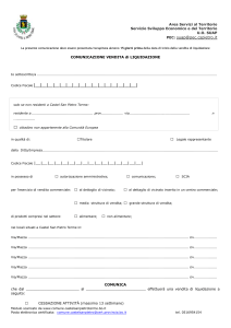 File RTF | Dimensioni: 705Kb - Comune di Castel San Pietro Terme