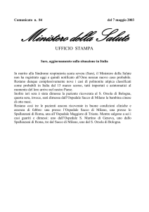 Comunicato n° del maggio 2002