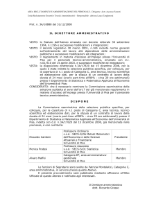 Commissione esaminatrice