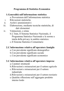 Le medie mobili - Facoltà di Economia