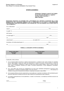 Allegato C - modello offerta economica