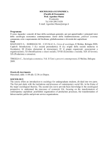 PROGRAMMA DEI CORSI A.A 1997-98