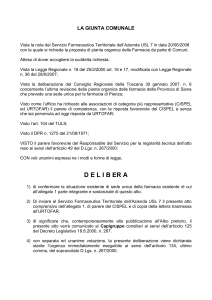 LA GIUNTA COMUNALE