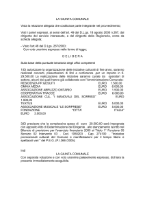 delibera - Comune di Pescara