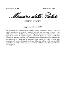 Scarica il comunicato - Ministero della Salute