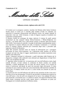 Scarica il comunicato - Ministero della Salute