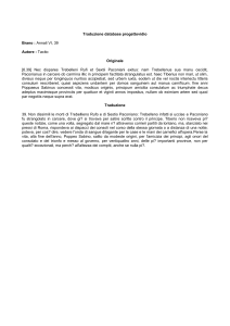 Traduzione database progettovidio