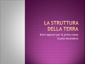 La struttura della terra