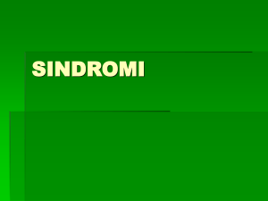 sindromi cromosomiche rare