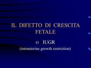 Placenta e crescita fetale