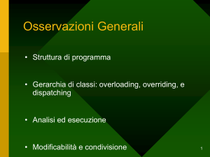 Semantica Operazionale di un frammento di Java