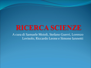 ricerca scienze