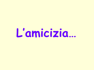 L`amicizia…