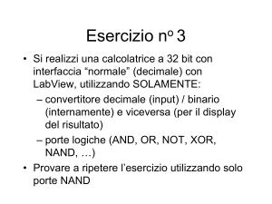 Esercizio no 0, 16/03/06