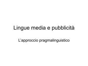 Lingue media e pubblicità