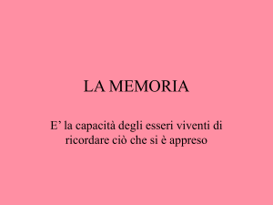 LA MEMORIA