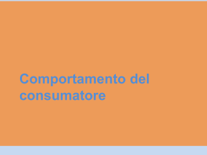Il Comportamento del consumatore