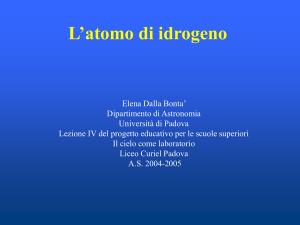 Presentazione di PowerPoint - Dipartimento di Fisica e Astronomia