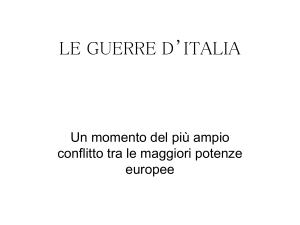 LE GUERRE D`ITALIA