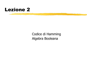 Esercitazione 2