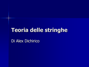 Teoria delle stringhe
