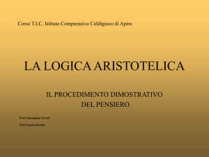 la logica aristotelica - Digilander