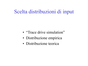Verifica dell`indipendenza delle osservazioni Individuazione di una