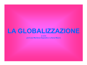la globalizzazione - Digilander
