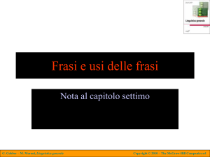Frasi e usi delle frasi