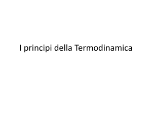 I principi della Termodinamica