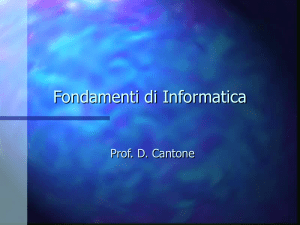 struttura di selezione multipla - Dipartimento di Matematica e