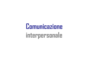 Comunicazione interpersonale