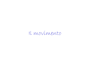 velocità vs. tempo