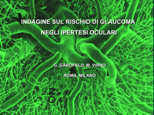 Ipertensione oculare e diagnosi precoce del glaucoma