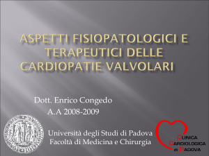 La stenosi valvolare aortica