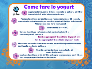 Come fare lo yogurt (ricetta) - e-Bug