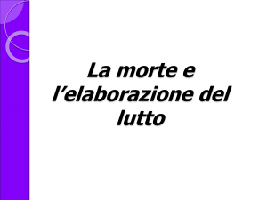 La morte e le patologie organiche gravi