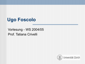 Ugo Foscolo