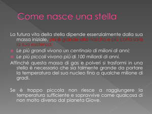 STELLE E SISTEMA SOLARE_parte seconda