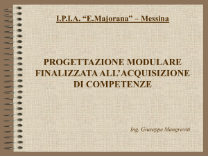 Progettazione modulare di una unità didattica di impianti elettrici