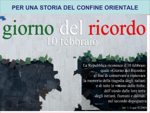 Per una storia del confine orientale (Power