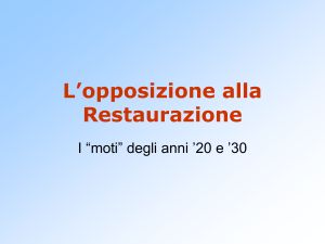 La “prima repubblica” in Italia